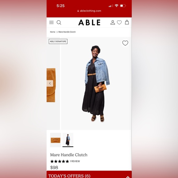 Able Mare Handle Clutch - Picture 2 of 6